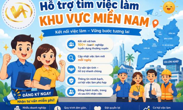 Hỗ trợ tìm việc làm khu vực Miền Nam
